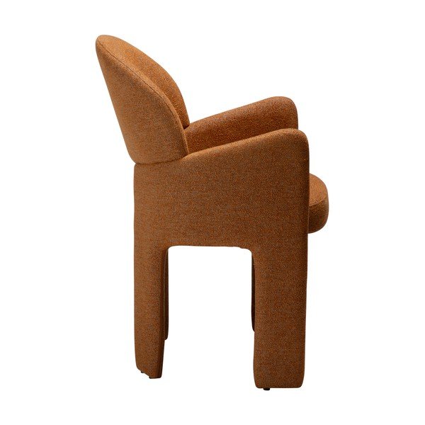 Sedia da pranzo arancione con braccioli Aole – DAN-FORM Denmark-image-2