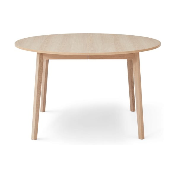 Tavolo da pranzo rotondo estensibile in rovere con pannello extra incluso ø 130 cm Single - Hammel Furniture