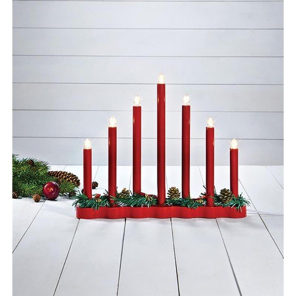 Decorazione luminosa rossa con motivo natalizio Hol - Markslöjd-image-2