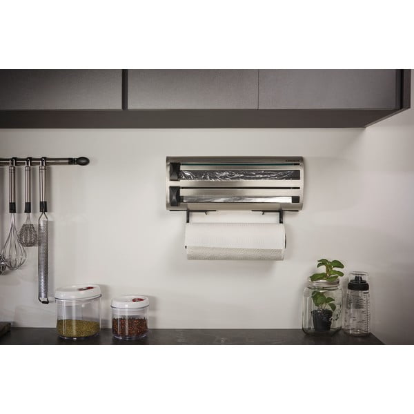 Supporto a parete per rotoli da cucina e fogli per alimenti Parat Royal - LEIFHEIT-image-2