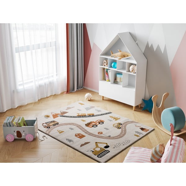 Tappeto per bambini crema 120x170 cm Beats - Universal-image-1