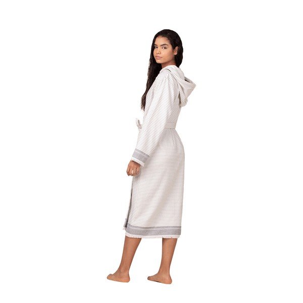 Accappatoio da donna in cotone bianco, taglia XXL/XXXL Simba - Foutastic-image-1