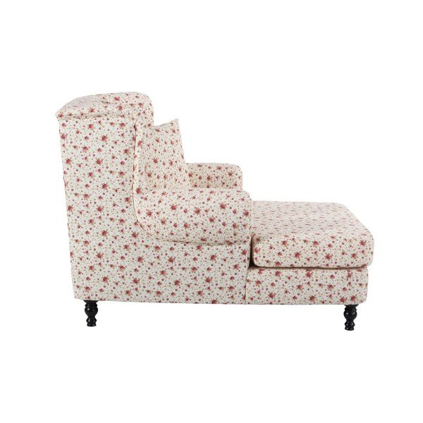 Poltrona floreale beige Mareille Flowery Beige - Max Winzer-image-3
