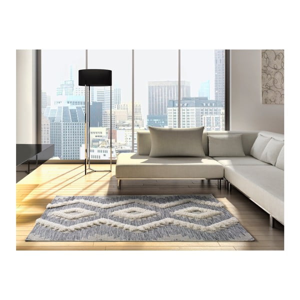 Tappeto bianco e grigio , 115 x 170 cm Cheroky Merto - Universal-image-1