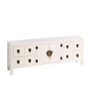 Cassettiera bassa bianca 130x50,5 cm Oriente - Ixia