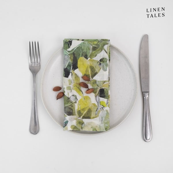 Tovaglioli in lino in set da 2 Lotus - Linen Tales-image-2