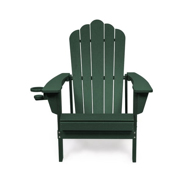 Sedia da giardino in plastica verde Adirondack – Bonami Selection-image-4