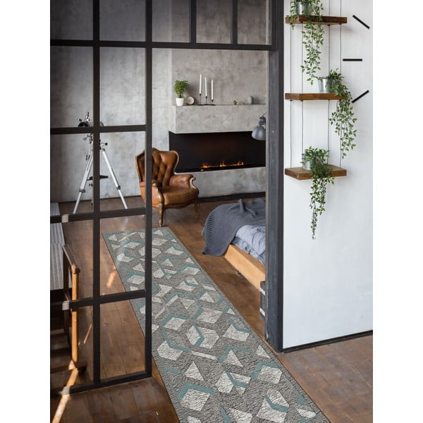 Runner grigio-blu , 55 x 240 cm Hypnotik - Floorita-image-1