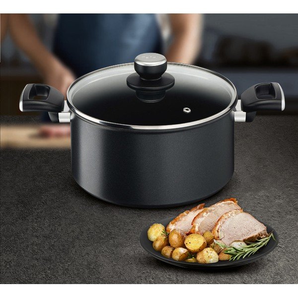 Pentola con coperchio incluso/con superficie antiaderente 5,2 l Unlimited G2554672 – Tefal-image-2