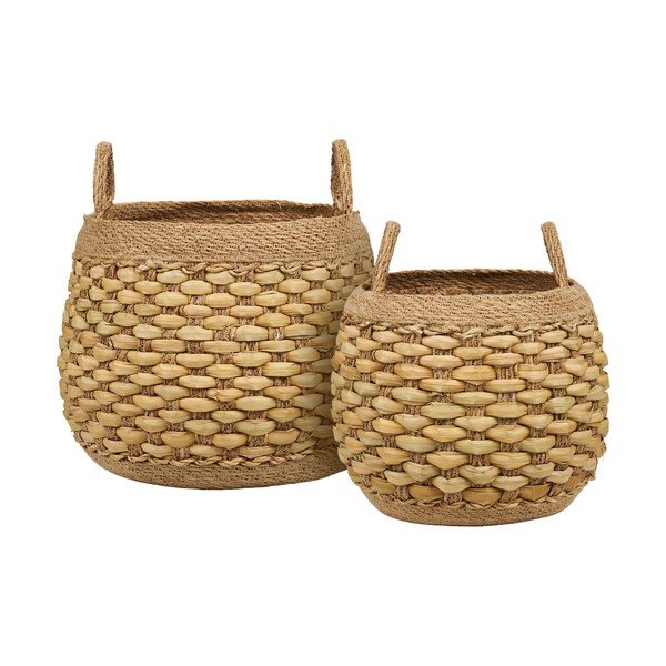 Set di vasi per fiori in erba marina 2 pz ø 38,5 cm Strahan – House Nordic-image-3