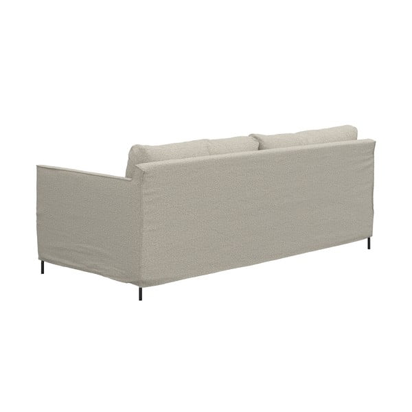 Divano beige 198 cm Petito - Furninova-image-3