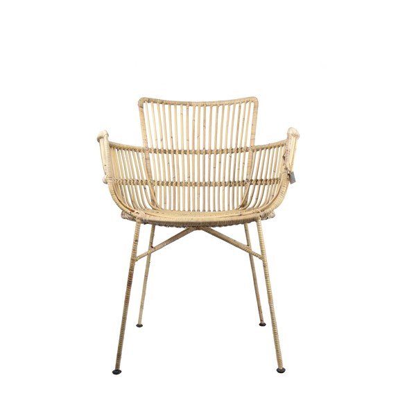 Poltrona da esterno di colore naturale in rattan – Ego Dekor-image-4