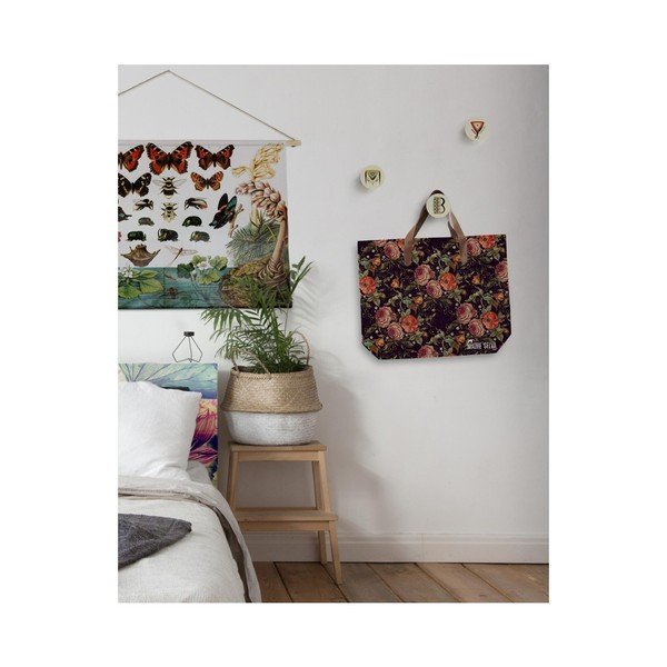 Borsa in tela con manico in similpelle Cara - Madre Selva-image-1