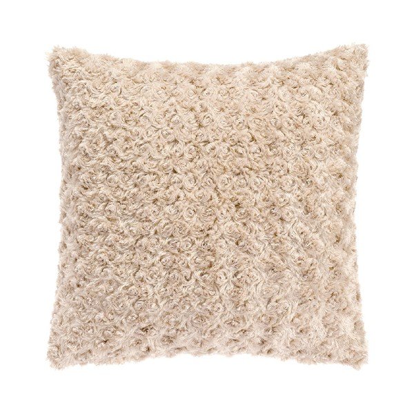 Pískově hnědý polštář Tiseco Home Studio Curl, 45 x 45 cm