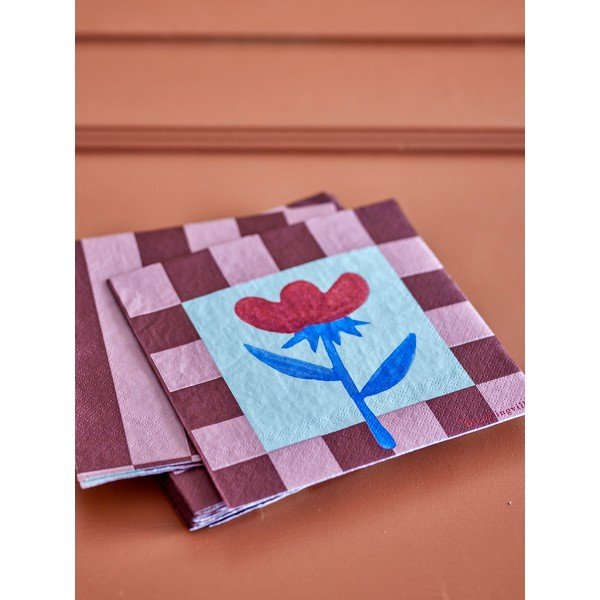 Set di tovaglioli in carta 20 pz 33x33 cm Vinia – Bloomingville-image-1