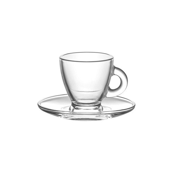 Set di 6 bicchieri in vetro 95 ml - Hermia