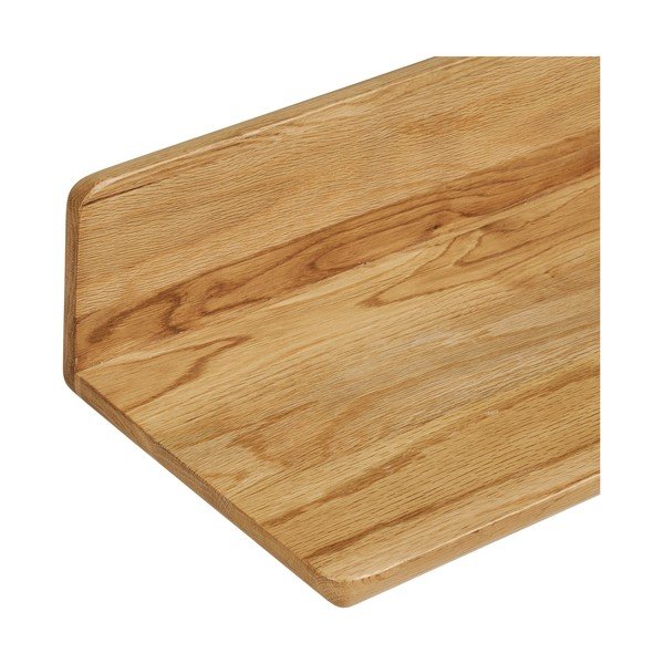 Mensola colore naturale chiaro in rovere massiccio 40 cm Salina – House Nordic-image-4