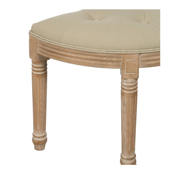 Panchina beige/di colore naturale Royal – Ixia-image-3