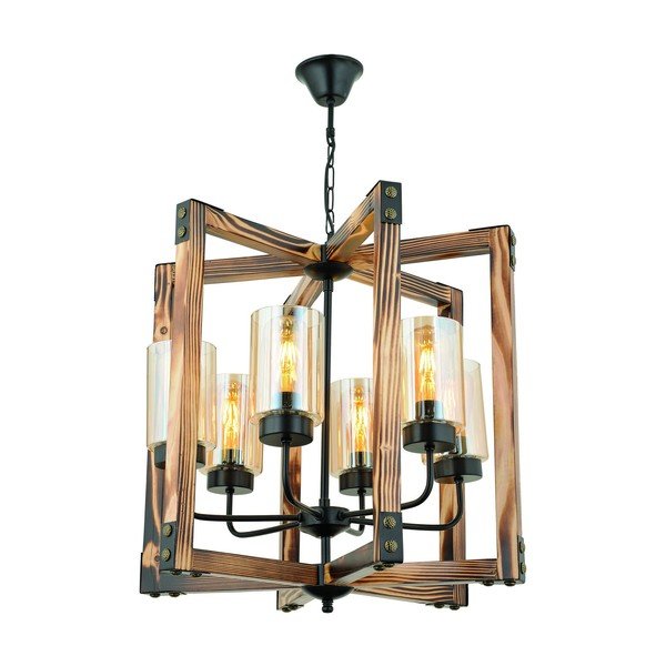 Lampada a sospensione in carpino Tubo - Opviq lights