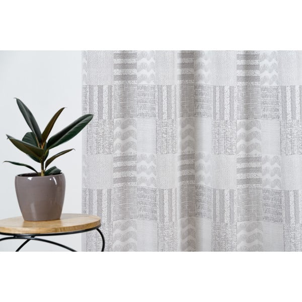 Tenda grigio chiaro 140x245 cm Navona - Mendola Fabrics-image-1