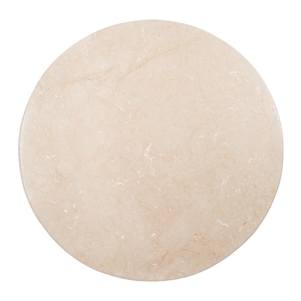 Tavolo da pranzo rotondo con piano in marmo ø 120 cm – Ixia-image-4