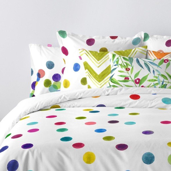 Set di 2 federe in cotone Basic Confetti - Happy Friday-image-4