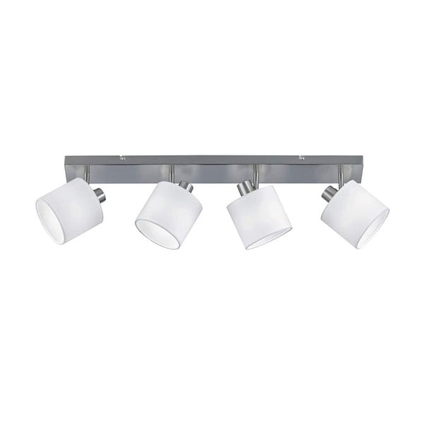 Lampada da soffitto bianca per 4 lampadine Spot Tommy, larghezza 70 cm - Trio
