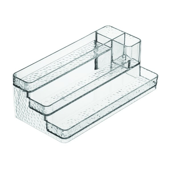 Porta cosmetici trasparente Rain, 11,5 x 23 cm - iDesign