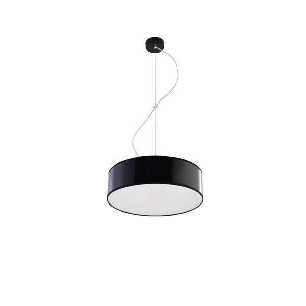 Apparecchio da soffitto nero Atis - Sollux