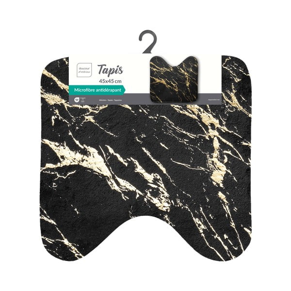 Tappetino per il bagno nero/dorato 45x45 cm Aquamarbre – douceur d'intérieur-image-4