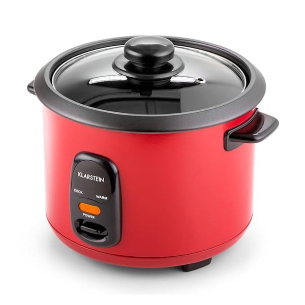 Cuociriso rosso con accessorio per la cottura a vapore , 1 l Osaka - Klarstein-image-1