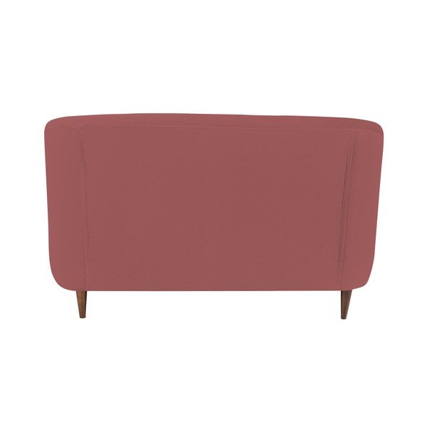 Růžovočervená pohovka Kooko Home Love, 125 cm-image-3