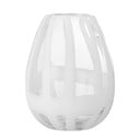 Vaso in vetro bianco fatto a mano (altezza 18 cm) Cosmin - Bloomingville