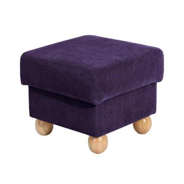 Poggiapiedi Monarch Velor viola - Max Winzer