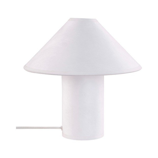 Lampada da tavolo bianca in carta (altezza totale 30 cm) Lilli – Jotex