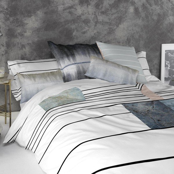 Set di 2 federe in cotone Quarzo - Blanc-image-4