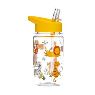 Borraccia per bambini con cannuccia Drink Up Safari, 400 ml Savannah Safari - Sass & Belle
