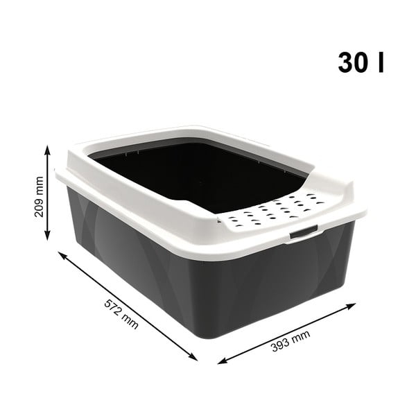 Lettiera per gatti 57,2x39,3 cm Eco Bonnie - Rotho-image-1