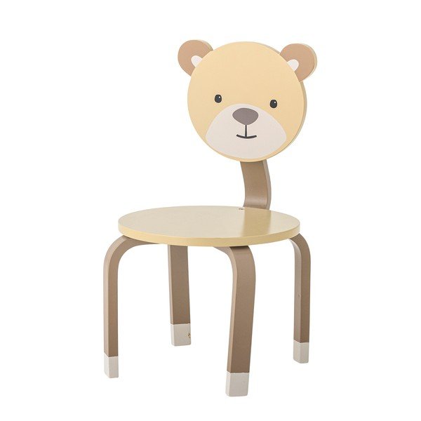 Sedia per bambini giallo chiaro e beige Marle - Bloomingville Mini-image-3