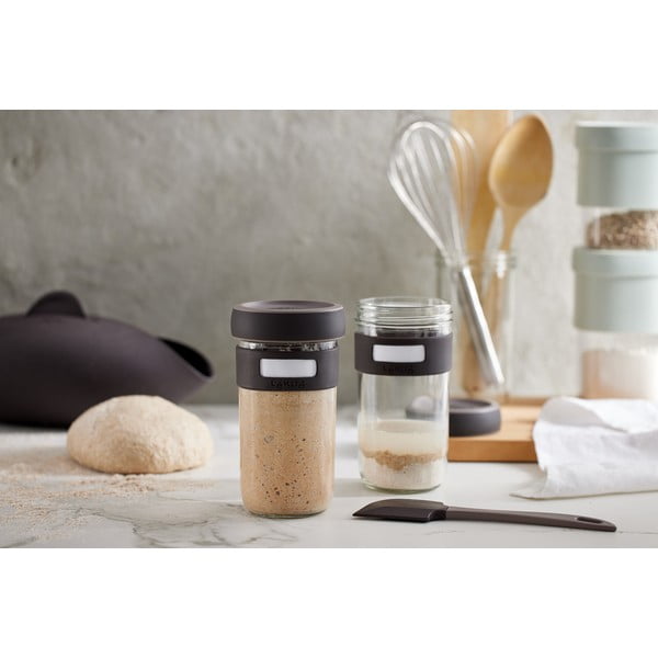 Set per lievito madre con spatola 2 pz 700 ml – Lékué-image-1