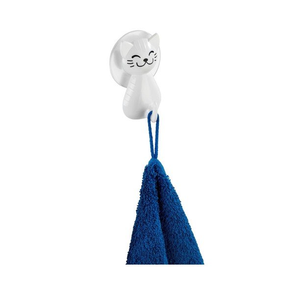 Gancio da parete bianco Cat - Wenko