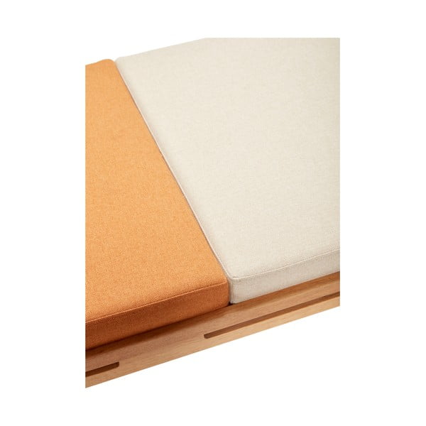 Panca arancione e crema Amber - Hübsch-image-4