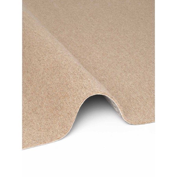 Tappeto di colore naturale in lana tessuto a mano 140x200 cm Puristic Knots – Elle Decoration-image-4