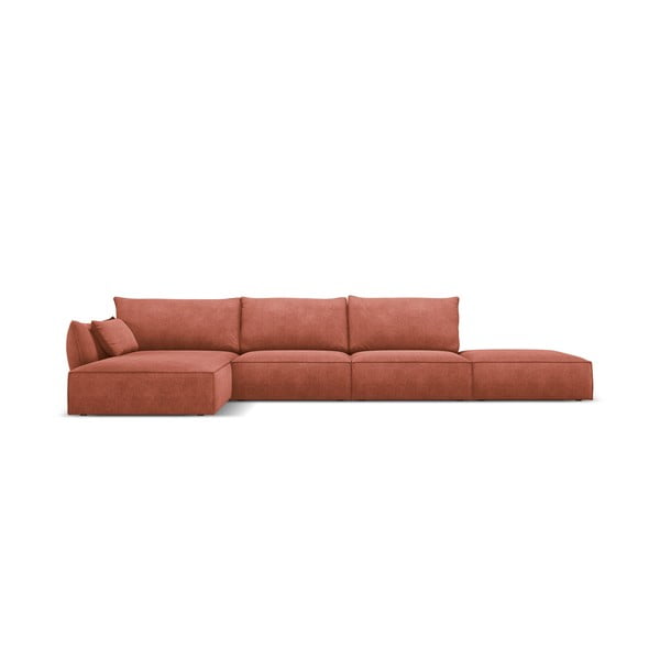 Divano angolare rosso (angolo sinistro) Vanda - Mazzini Sofas