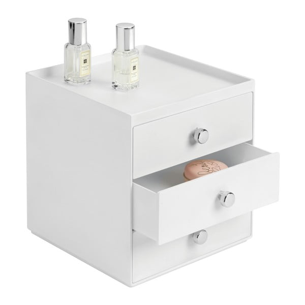 Contenitore bianco con 3 cassetti , altezza 18 cm - iDesign