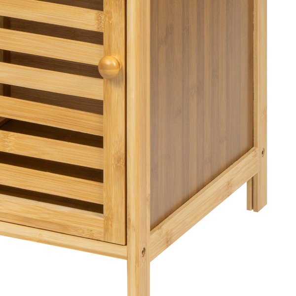 Scaffale per il bagno di colore naturale in bambù 35x140 cm Auren – Bonami Essentials-image-4