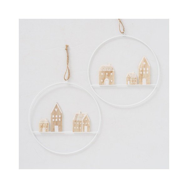 Set di 2 decorazioni da appendere Nordy - Boltze
