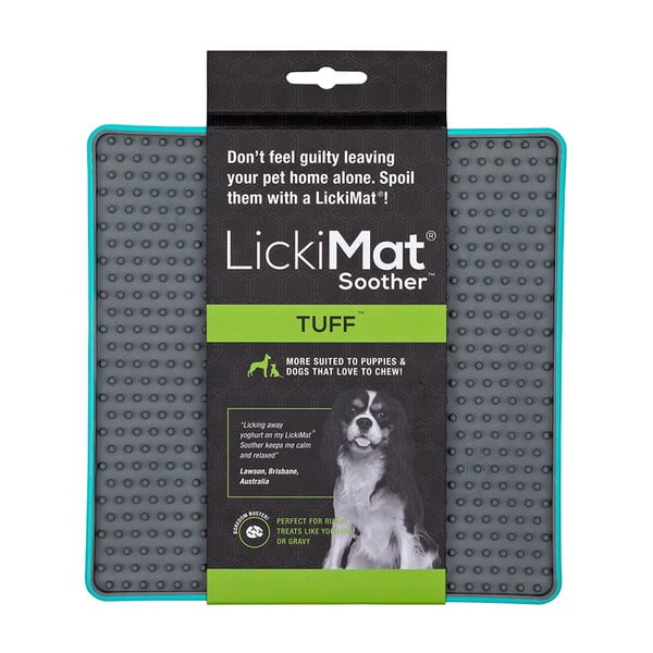Leccare il cuscinetto Soother Tuff Turquoise - LickiMat