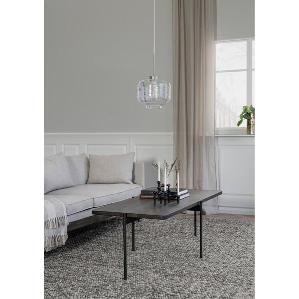 Tavolino in frassino marrone 145 x 60 cm Shelton - Rowico-image-1