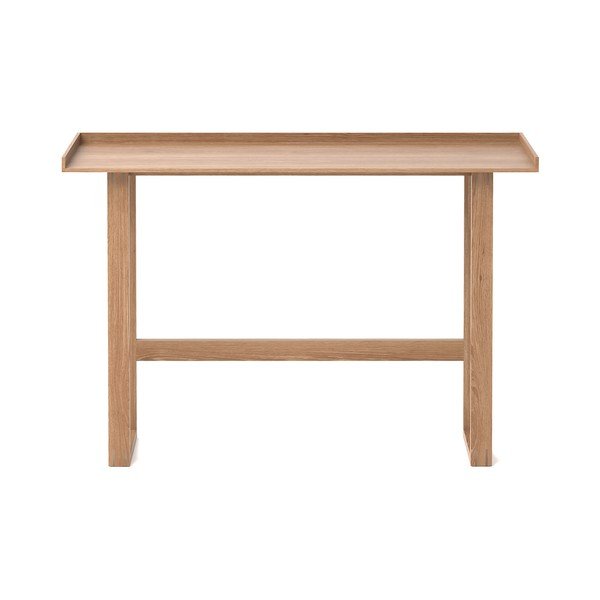 Scrivania in legno massiccio di quercia Slim - Wireworks-image-3